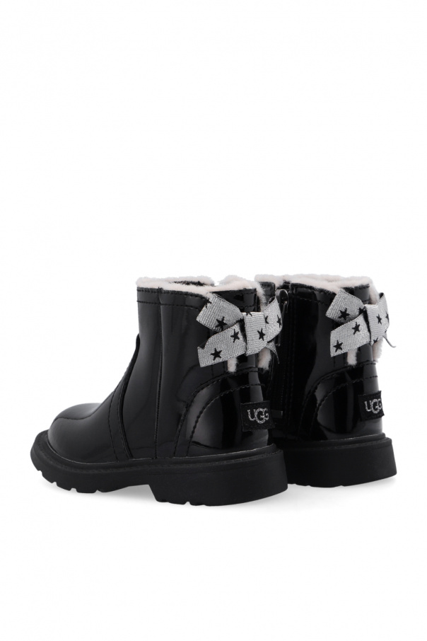 Black patent hotsell leather uggs